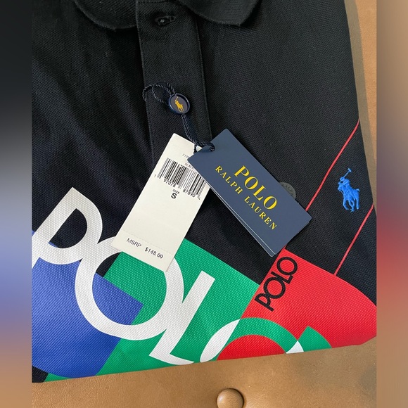 NWT Polo Ralph Lauren Men Graphic Classic Fit Logo Mesh Polo Match 67 Shirt - Picture 6 of 6